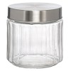 Conjunto de Potes em Vidro 3 Peças com Tampa Cabane Hauskraft